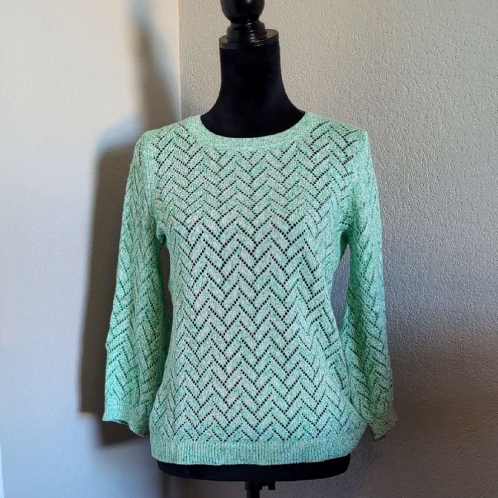 Mint Green Knit Sweater Sz S